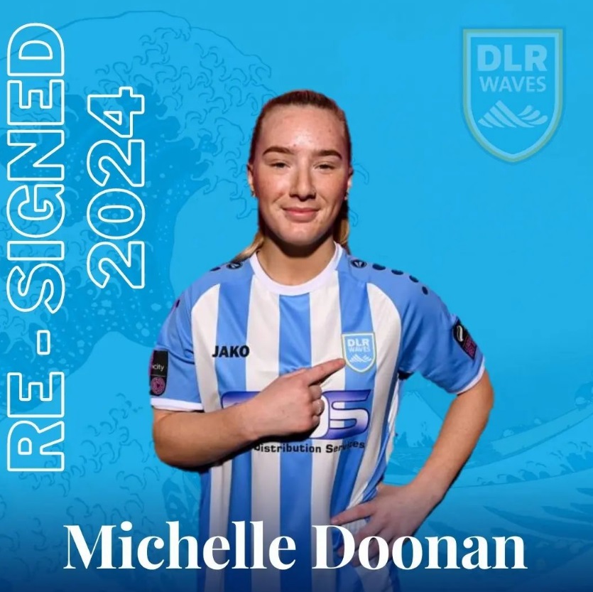 Michelle Doonan commits to DLR Waves for 2024