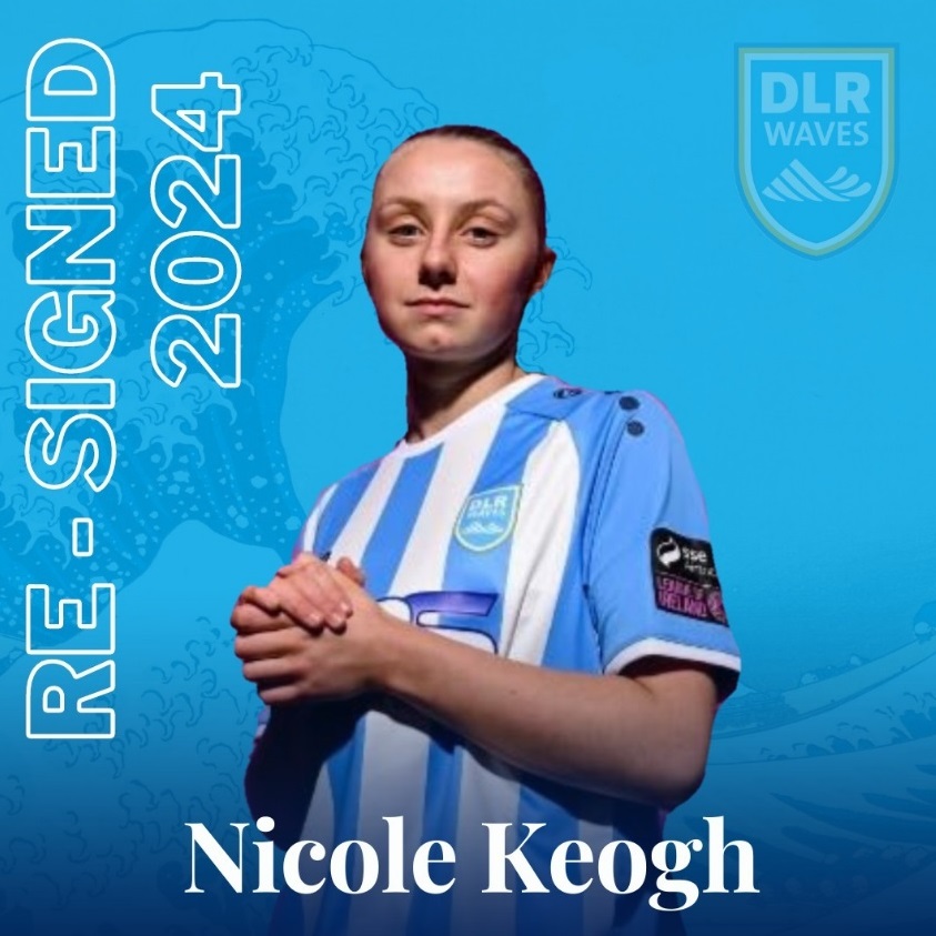 Longest Serving Player Nicole Keogh Re-Signs – DLR Waves