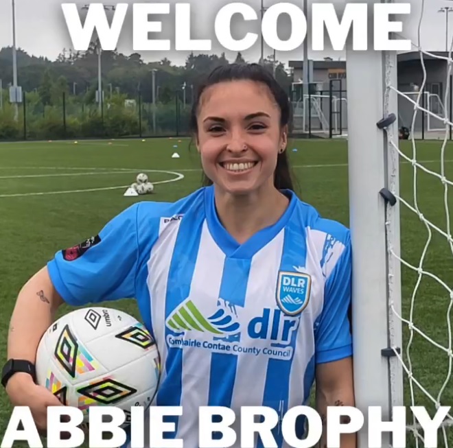 Abbie Brophy signs for DLR Waves